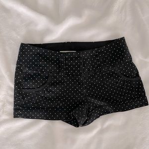 Black and White Polka Dot Shorts